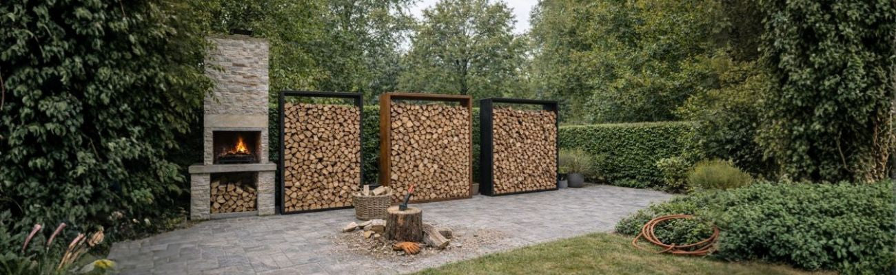 Hoe houtopslag correct te regelen in 2026: Brandhout veilig en droog opslaan