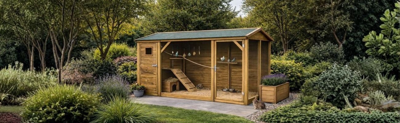 Dierenverblijven uit geïmpregneerd hout - Doika