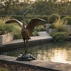 Bronzen reiger