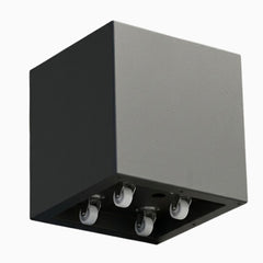 Polyester plantenbak met wielen