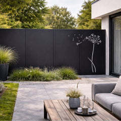 Moderne schutting