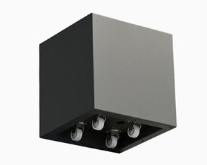 Polyester plantenbak met wielen - Doika