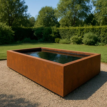 Geroba Estani vijver cortenstaal 300x150x60cm 266kg