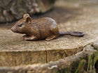 Bronze statue Mouse 4x4x13cm