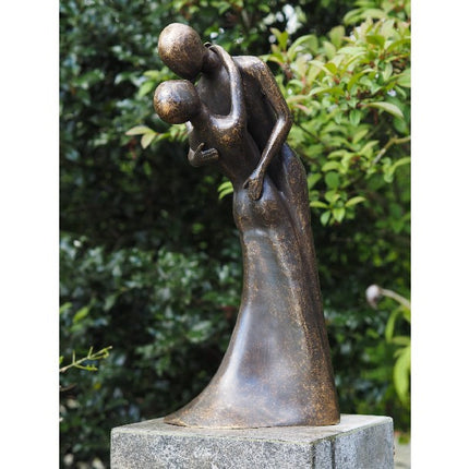Bronzen beeld Dansend paar 54x25x28cm