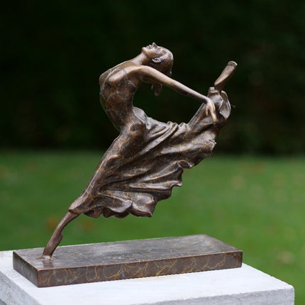 Bronzen beeld Ballerina 23x18x23cm