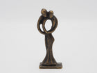Bronzen beeld Klein modern danspaar 11x3x5cm