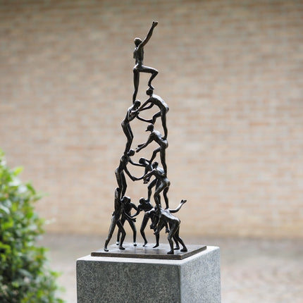 Bronzen beeld Elevation 53x16x22cm