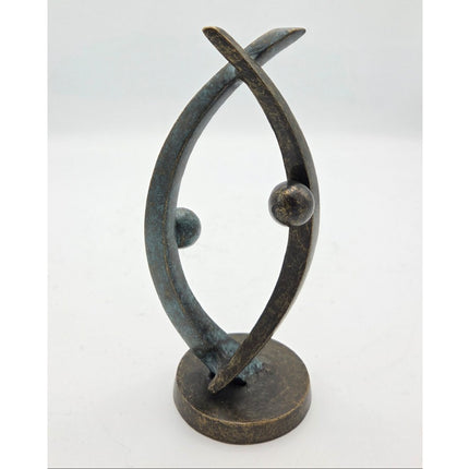 Bronzen beeld Modern sculptuur 22x8x10cm