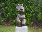 Bronzen beeld Grote vrouwentorso 62x20x26cm