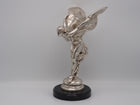 Bronzen beeld Spirit of Ecstasy verzilverd 35cm 35x15x23cm