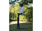 Bronzen beeld Witte Uil op tak 176x84x107cm 40kg