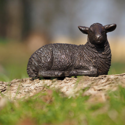 Bronzen beeld Staand schaap 7x5x10cm