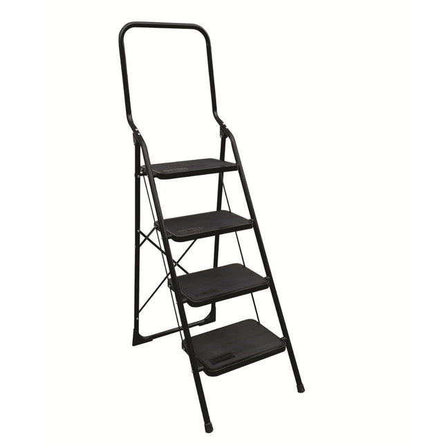 Escalo Trapladder Big  Step 4 Brede Tr. - Zwart
