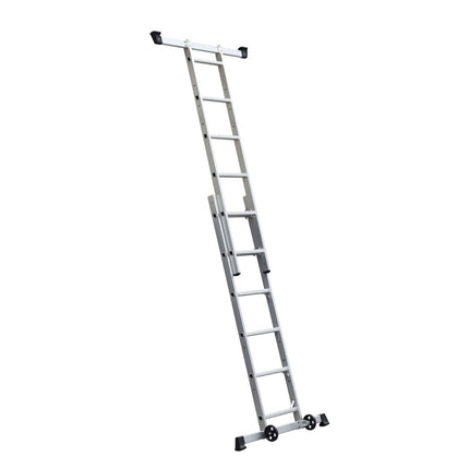 Escalo Combi Stelling-Ladder 2X6 Treden + Wielen