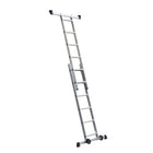 Escalo Combi Stelling-Ladder 2X6 Treden + Wielen