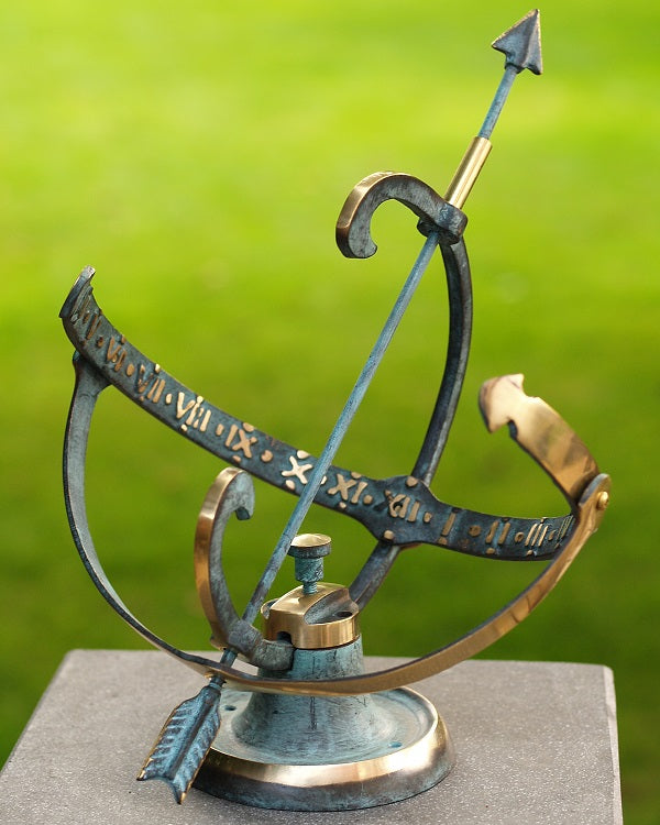Bronzen Zonnewijzer 30x25x25cm