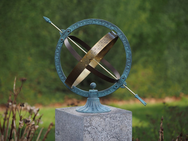 Bronzen Zonnewijzer 42x33x45cm