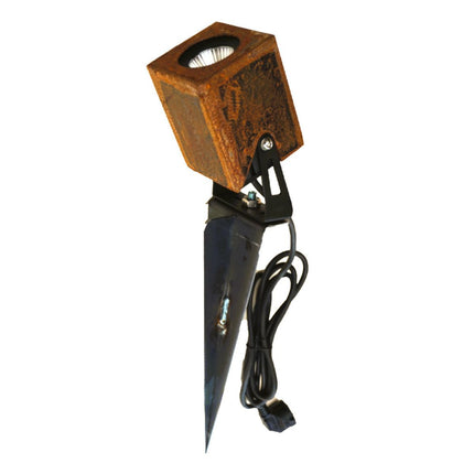 GARDD Bodenstrahler Cortenstahl 8,5x8,5x11,5 cm (TxBxH)