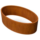 Geroba Ovalu cortenstalen plantenbak zonder bodem 200x120x60 cm 89kg