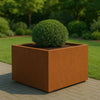 Geroba Artesa cortenstalen plantenbak 120x120x60cm 78kg