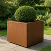 Geroba Artesa cortenstalen plantenbak vierkant 120x120x80cm 93kg