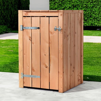 Douglasienholz-Mülltonnenbox 1x 240 Liter 73 × 88 × 119 cm