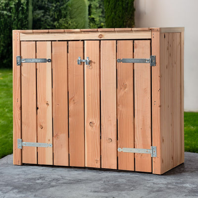 Kliko Ombouw 2x 240 liter 134x88x119cm Douglas Hout