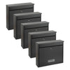 Practo Garden Brievenbussen Oxford Mat Zwart | Set van 5 stuks