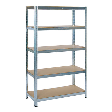 Practo Metalen Rek Heavy Duty 180x90x45 cm – 5 legborden – Grijs