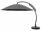 Practo Parasol 375 XL Olefin 305x425 cm - carbon 