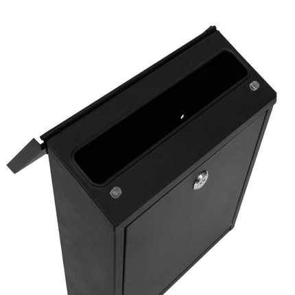Practo Garden Brievenbus Amsterdam Mat Zwart 32x26x9 cm