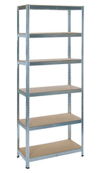 Practo Metalen Rek Heavy Duty 200x90x40 cm – 6 legborden – Grijs