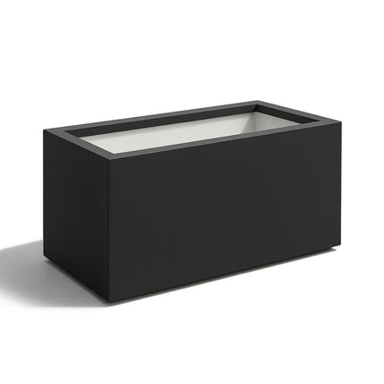 Polyester plantenbak 150x75x85 cm - Zwartgrijs (RAL 7021)