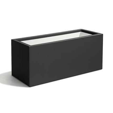 Polyester plantenbak 120x40x50 cm - Zwartgrijs (RAL 7021)