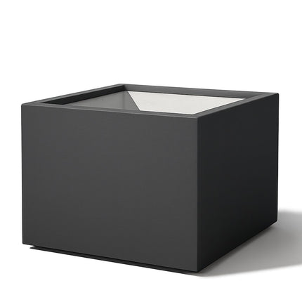 Polyester plantenbak 160x160x100 cm - Zwartgrijs (RAL 7021)