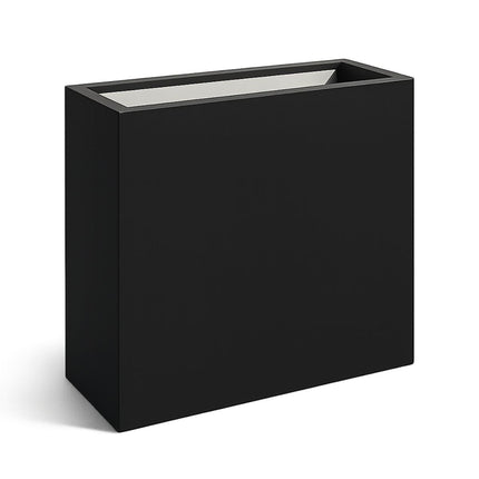Polyester plantenbak 110x40x110 cm - Gitzwart (RAL 9005)