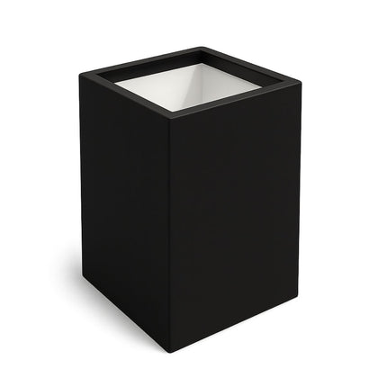 Polyester plantenbak 50x50x80 cm - Gitzwart (RAL 9005)