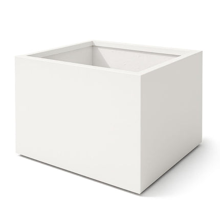 Polyester plantenbak 140x140x80 cm - Zuiver Wit (RAL 9010)