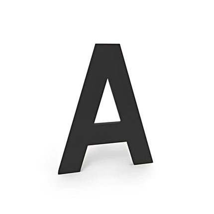 Números de casa autoadhesivos negros - 10 cm de alto