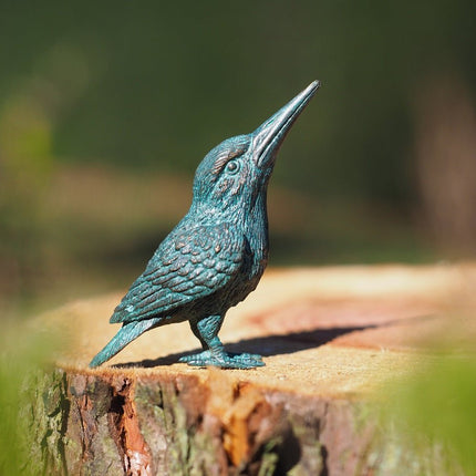 Bronzen beeld ijsvogeltje 10x5x8cm - Doika - Bronzen beeld - Doika - 5410807015100 - BS1510B