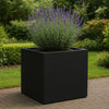 GARDRA Polyester plantenbak 100x100x100 cm - Gitzwart (RAL 9005) - Doika - Plantenbak - GARDRA -  - DOIKA-AP-06-RAL-9005