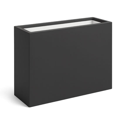GARDRA Polyester plantenbak 100x40x100 cm - Zwartgrijs (RAL 7021) - Doika - Plantenbak - GARDRA -  - DOIKA-BP-15-RAL-7021