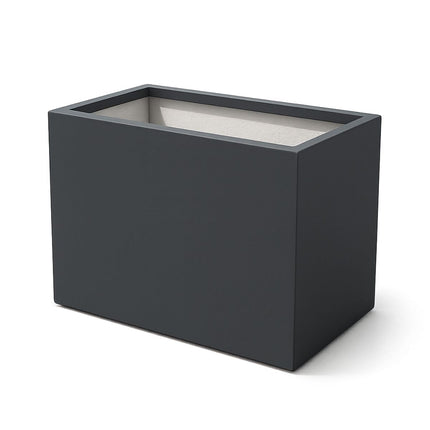 GARDRA Polyester plantenbak 100x75x80 cm - Zwartgrijs (RAL 7021) - Doika - Plantenbak - GARDRA -  - DOIKA-BP-36-RAL-7021