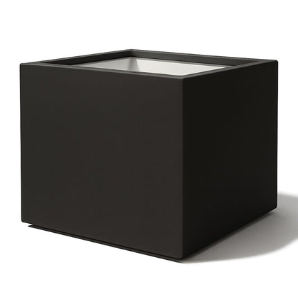 GARDRA Polyester plantenbak 120x120x100 cm - Gitzwart (RAL 9005) - Doika - Plantenbak - GARDRA -  - DOIKA-AP-07.1-RAL-9005