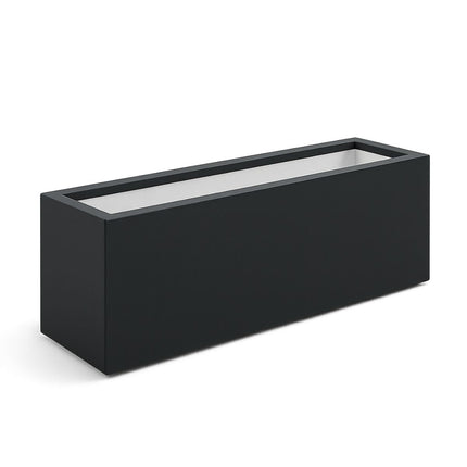 GARDRA Polyester plantenbak 120x30x40 cm - Zwartgrijs (RAL 7021) - Doika - Plantenbak - GARDRA -  - DOIKA-BP-11-RAL-7021
