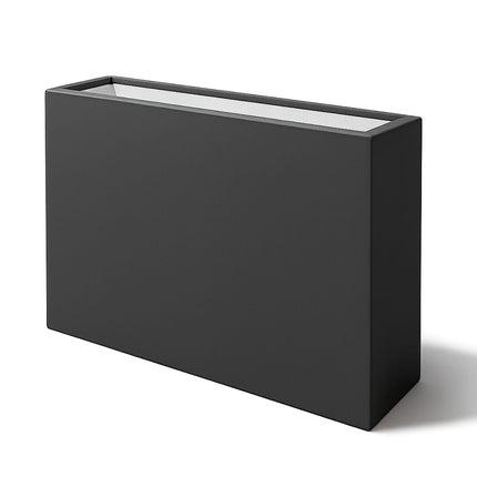 GARDRA Polyester plantenbak 130x40x120 cm - Zwartgrijs (RAL 7021) - Doika - Plantenbak - GARDRA -  - DOIKA-BP-16.1-RAL-7021