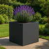 GARDRA Polyester plantenbak 140x140x140 cm - Zwartgrijs (RAL 7021) - Doika - Plantenbak - GARDRA -  - DOIKA-AP-10-RAL-7021