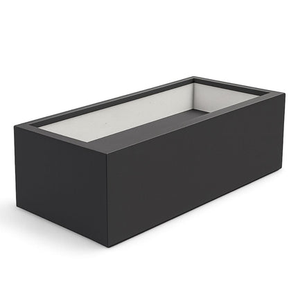 GARDRA Polyester plantenbak 180x88x32 cm - Zwartgrijs (RAL 7021) - Doika - Plantenbak - GARDRA -  - DOIKA-BP-12-RAL-7021