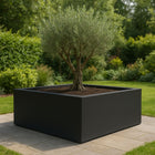 GARDRA Polyester plantenbak 200x200x60 cm - Gitzwart (RAL 9005) - Doika - Plantenbak - GARDRA -  - DOIKA-AP-09-RAL-9005
